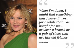 kim cattrall shoe quote